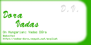 dora vadas business card